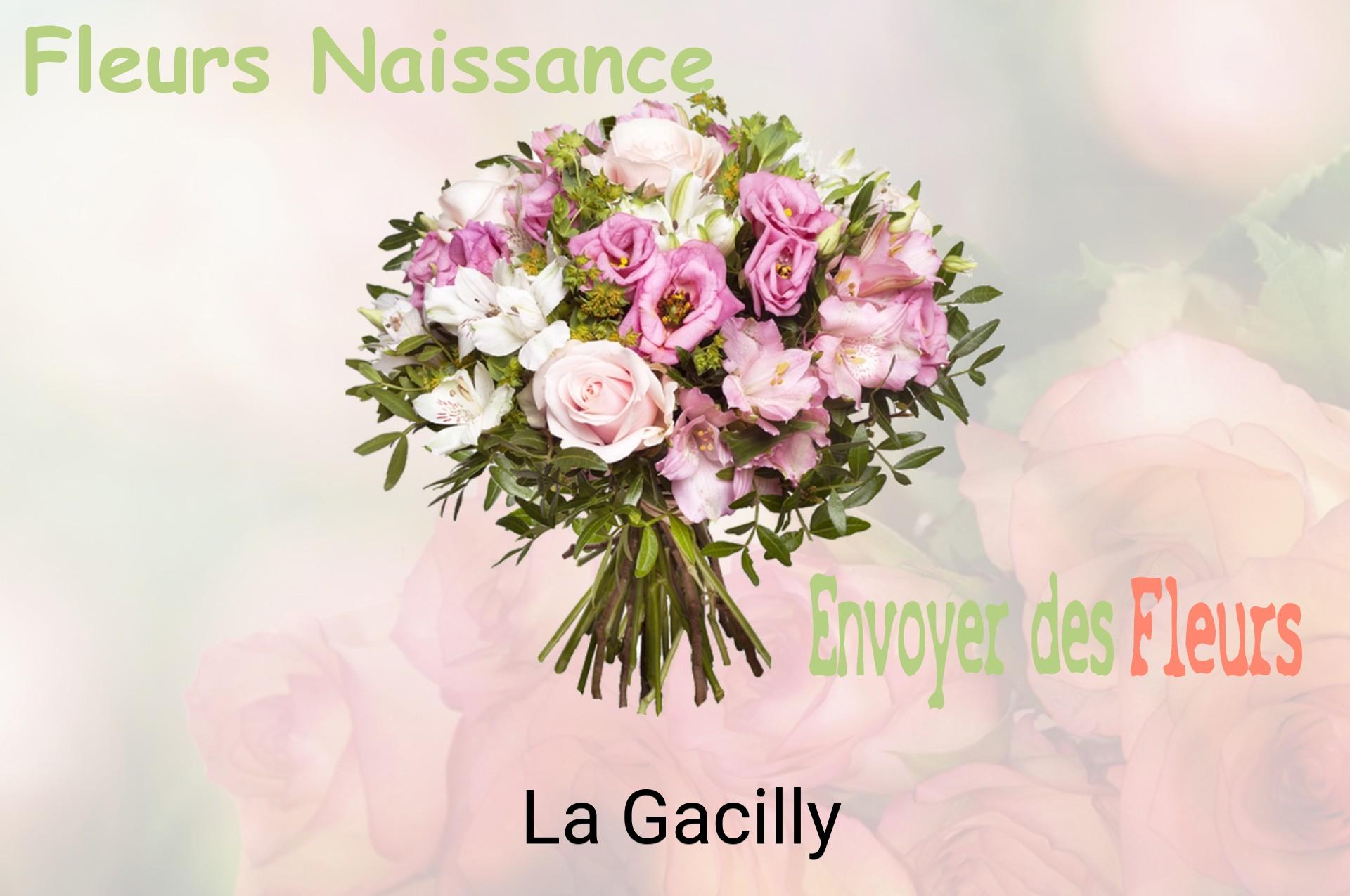 Bouquet de fleurs de naissance livré à La Gacilly